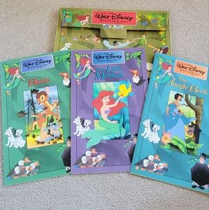 The Walt Disney Treasure Chest 1991 Book Collection Jungle Book Little Mermaid